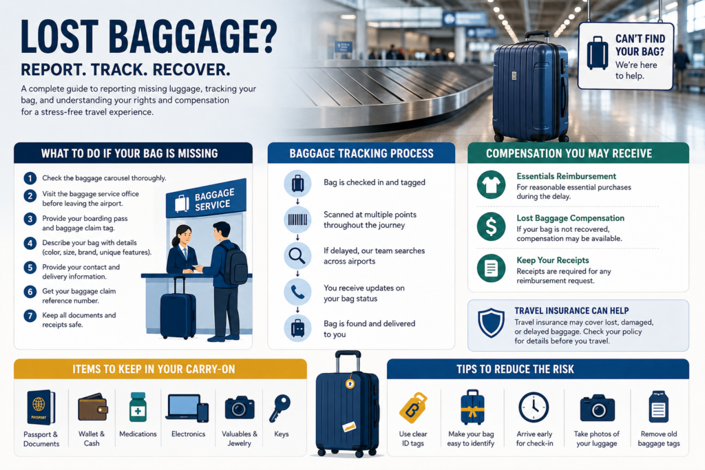 What Important Documents Help With Alaska Airline Lost Baggage?