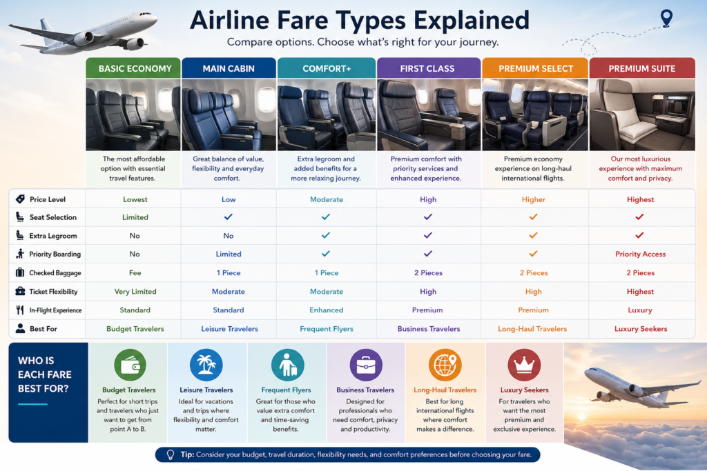 What Are the Easy Steps to Understand Delta Airline Fare Types?