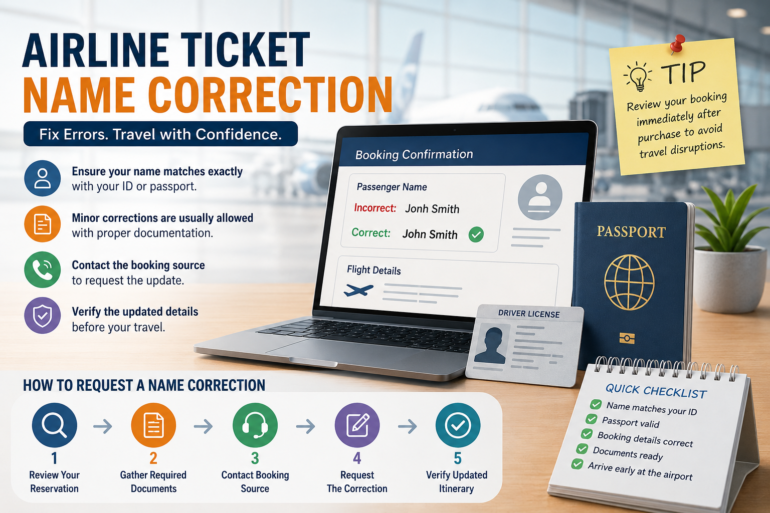 How Do You Make Delta Airline Name Correction Quickly and Correctly?