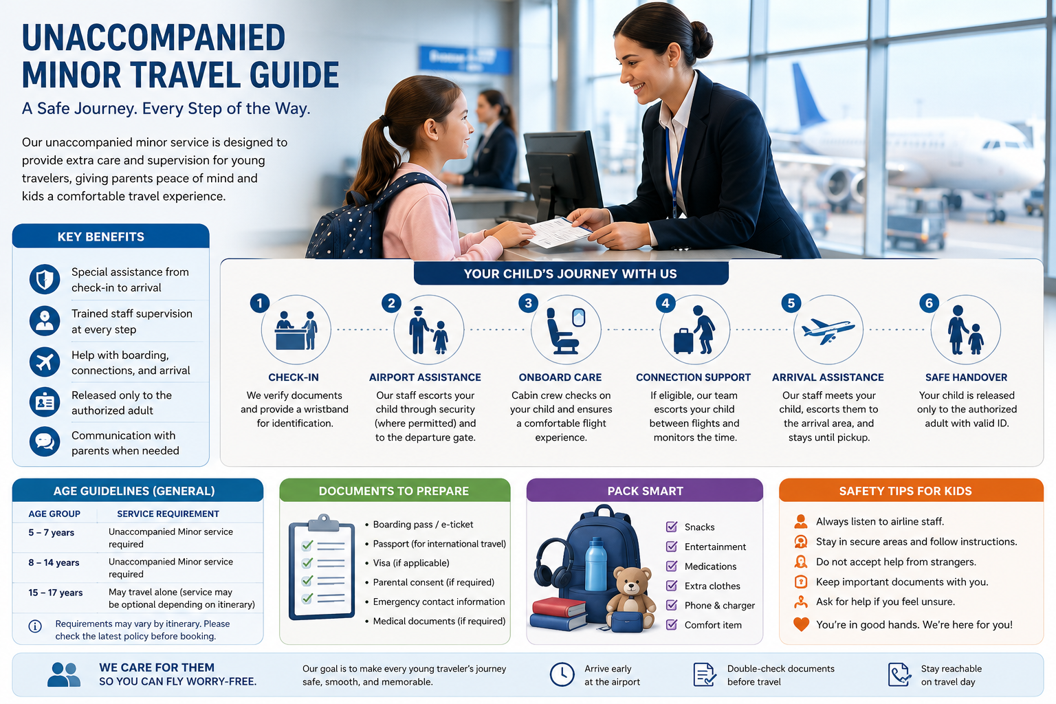 Delta Airline Unaccompanied Minor reservation